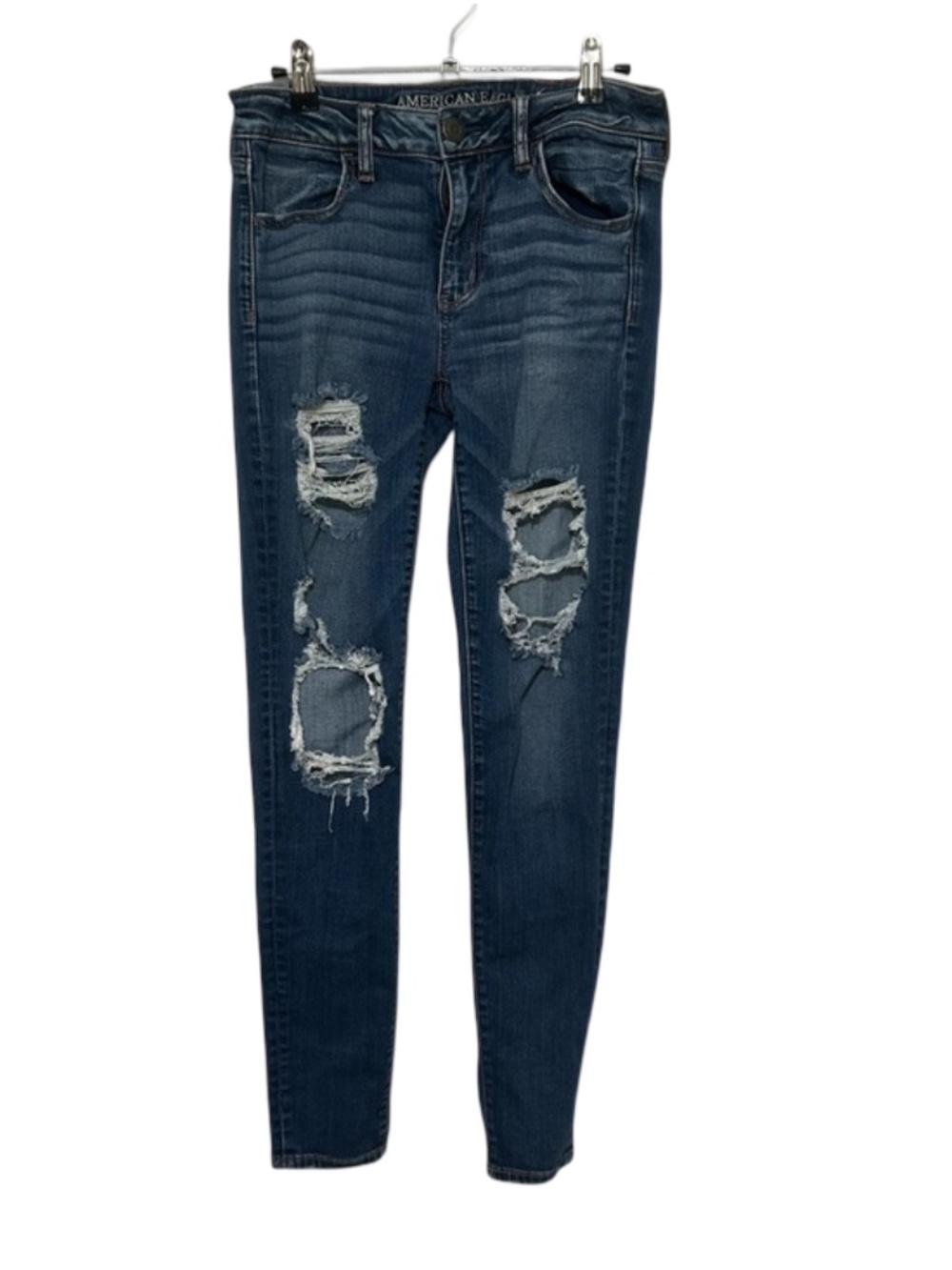 American Eagle Distressed Ripped Jegging Jeans Size 8